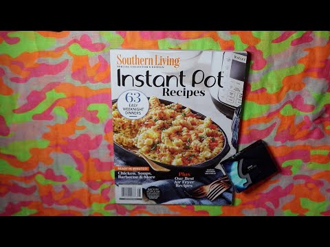 INSTANT POT FOOD RECIPES MAGAZINE ASMR CHEWING GUM SOUNDS