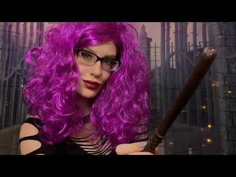 ASMR Glam Witch Does Your Makeup 🎃 💄