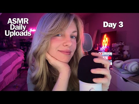 Fast and Aggressive ASMR Hand Sounds w/ Fast and Aggressive Mouth Sounds | Daily Uploads Day 3