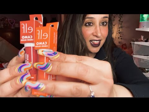 ASMR Collective Haul/ Long Nail Tapping/ Scratching/ Unboxing/ Whispered