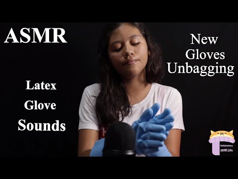 ASMR  Latex Gloves Sounds | New Gloves Unwrapping