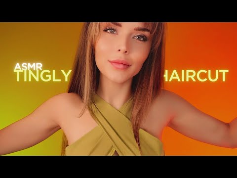 Sleep-Inducing ASMR Haircut 💤 with Tranquil Spa Music | WHISPERED