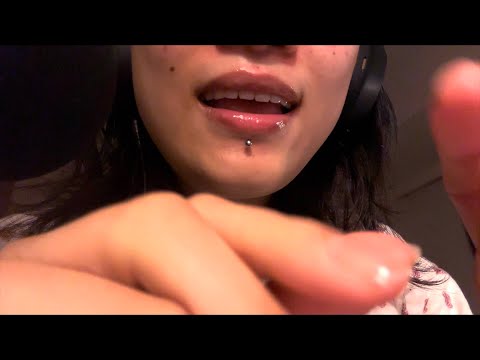 ASMR UP CLOSE WHISPERS & HAND MOVEMENTS
