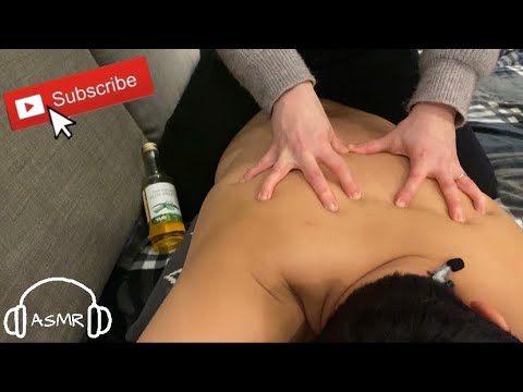 ASMR⚡️Back massage with oil for stress relief! (LOFI)
