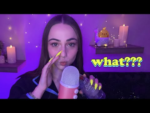 ASMR Unintelligible Whispering 💌 Message in a Bottle 💌 mouth sounds♡