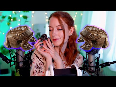 ASMR Tingle Toad (Wooden Frog) 🐸 With Whispers
