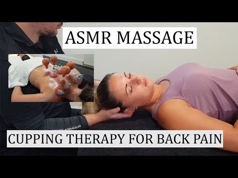 [ASMR] Massage & Cupping therapy to Ease Upper Back pain- [53 mins long!]