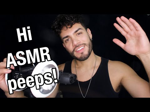 Returning to ASMR 😊 (Male Whisper, Beard to Ear Sounds, and Besitos)