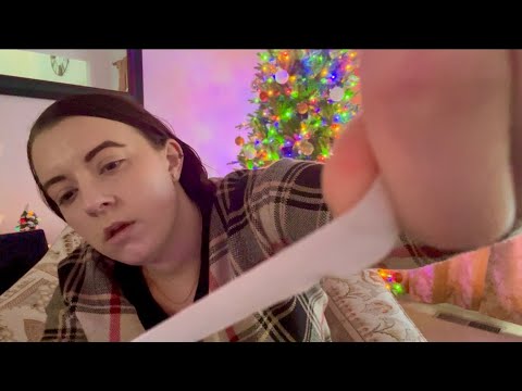 ASMR Xmas Role Play Pt 4: Measuring You & Planning Your Hair and Makeup for the Christmas Party