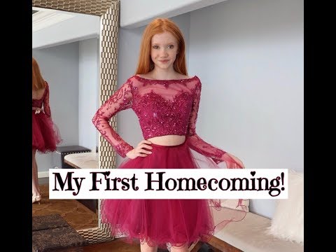 My First Homecoming ~ Dress Try-On Vlog! TONS of dresses! 💕👗