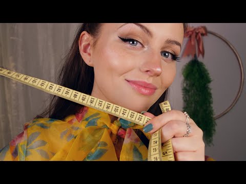 [ASMR] Detailed Measuring For Your Prom Dress 💃