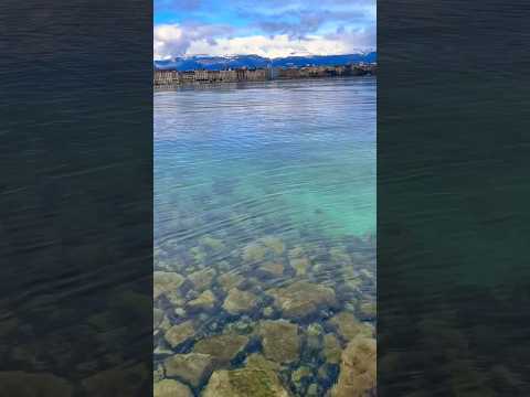 ASMR Beautiful Lake Geneva | So Calming💙 #watersounds💧