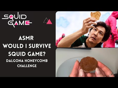ASMR SQUID GAME | DALGONA HONEYCOMB CANDY CHALLENGE | WOULD I SURVIVE?
