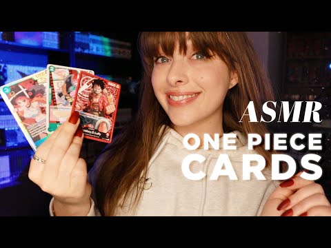 ASMR 🏴‍☠️ Cozy One Piece TCG Triggers for Sleep! ~LOTS of Tapping, Crinkles & Card Shuffling!