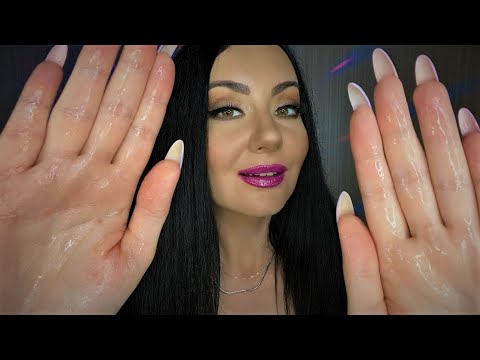 ASMR Girlfriend Gives You An Oil Massage 💦 Gel Sounds, Hand Movements For Your Relaxation