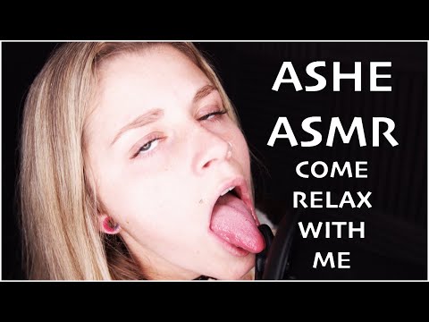 Ashe ASMR - Tingling Mouth Sounds - Kissing - Tapping - Slow - Medium - Fast Sounds To Relax You