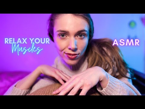 ASMR | Relaxing Your Muscles As You Fall Asleep | Personal Attention, Triggers for Sleep, POV