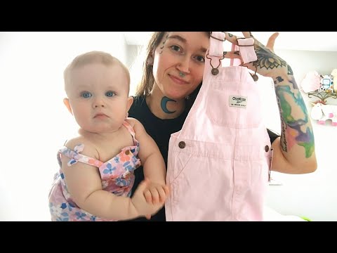 ASMR • BABY CLOTHING HAUL (LOUD BABY WARNING)