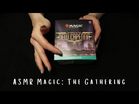 ASMR Magic: The Gathering New Capenna Pre-Release Unboxing ⭐ Soft Spoken & Whispering ⭐ Card Sounds