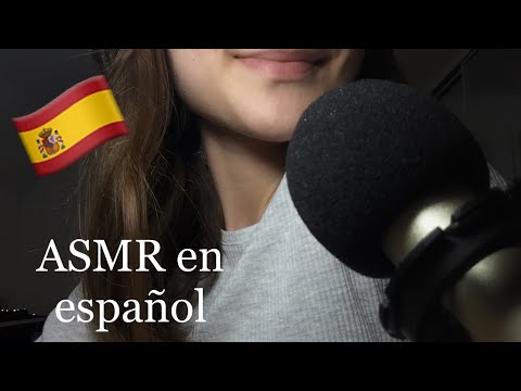 Trying ASMR in Spanish 🇪🇸