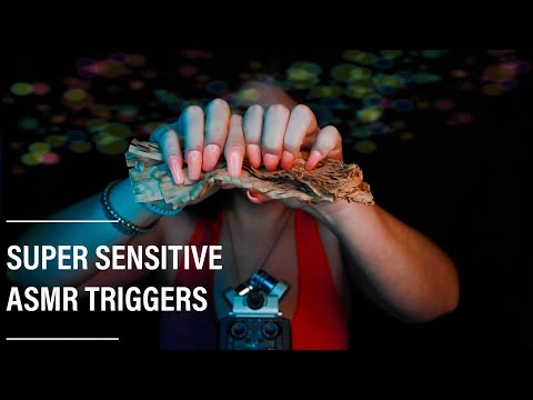 ASMR - INTENSE TRIGGERS FOR SLEEP | SUPER SENSITIVE - CRINKLES FOR TINGLES (bubble wrap sounds)