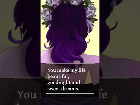 [ASMR] Sweet dreams are made of a sweet Good Night message #shorts