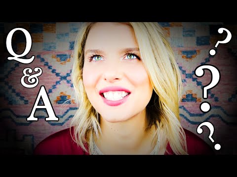 Answering Your Questions/ASMR Soft Spoken Q&A/Clicky Clacky Metal Necklace Sounds/Personal Attention