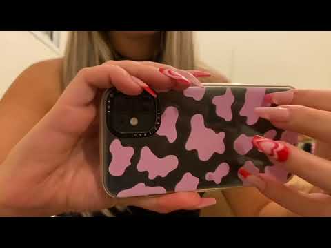 ASMR| Iphone ~ Camera Tapping and Scratching with different cases💫