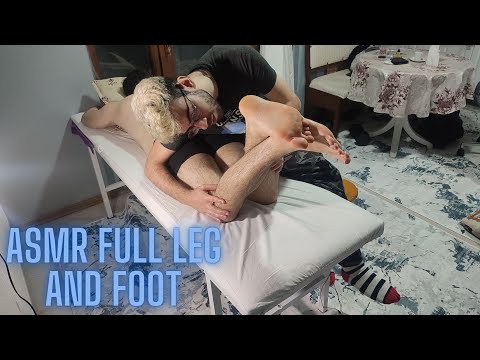 ASMR SPECIAL FOOT AND LEG MASSAGE RELAXING SLEEP MASSAGE