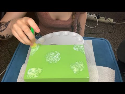 Painting a Wooden Box ASMR (2)