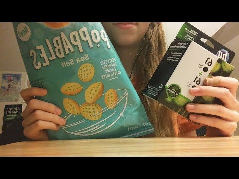 ASMR fast tapping and crunchy snacks (no talking)