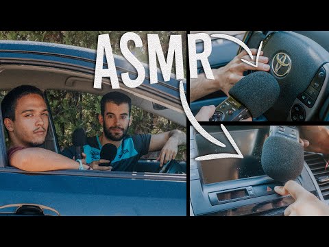 Doing ASMR in my SUPERCAR 🚘 Toyota Prius [LesCousinsASMR]