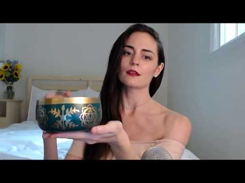 ASMR Guided Relaxation with Singing Bowl & Wind Chimes