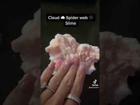 SLIME ASMR | Cloud ☁️ Spider Web 🕸 Slime | Sensory