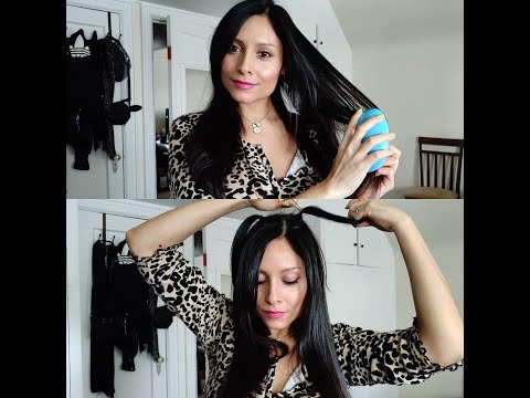 Asmr~  Hair Brushing , Styling my hair and Makeup application~