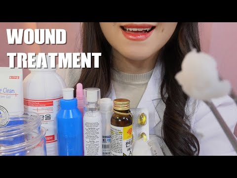 ASMR Doctor Treating Your Wounds 🩹(No Talking)｜상처치료 dressing, bandages, etc.