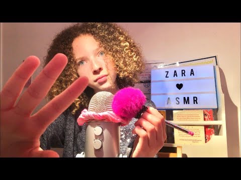 ASMR | variety personal attention triggers (attention to; mic; camera; objects etc)