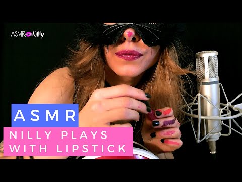 ASMR | Lipstick & Lipgloss Sounds [Tapping, Plumping, Push-Pull, Lid Play]