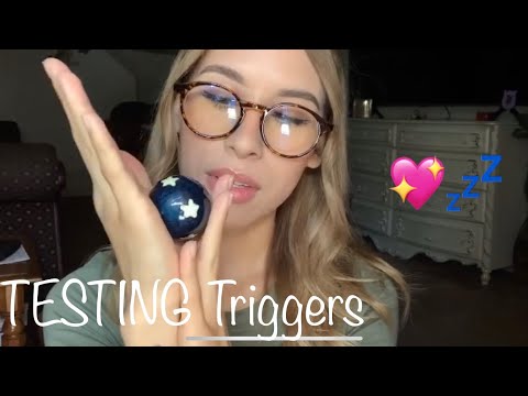 ASMR Testing Trigger 🤔✨