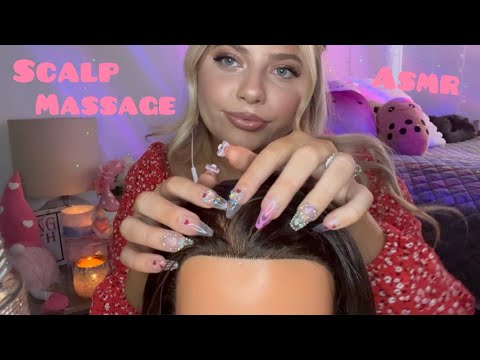 Asmr Relaxing Scalp Massage | Scalp Scratching, Hair Brushing, Oil Treatment💖