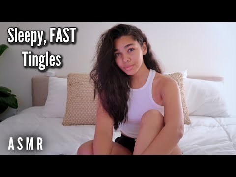 ASMR | Fast & Aggressive Triggers | In Bed With Me 💛⚡️