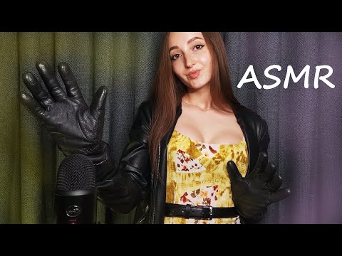ASMR Leather Gloves + Jacket & Dress | No Talking | Tingles & Triggers