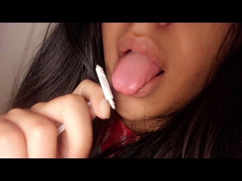 ASMR Up Close Mouth Sounds + Trigger Words (click/swoop/sk + more)