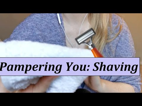 ASMR Role Play (No talking) 😊 Shaving & Grooming You! 😴