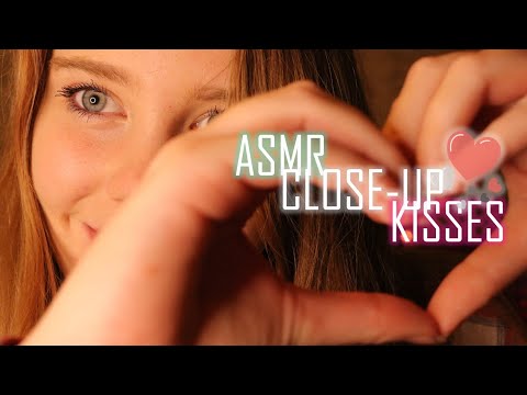 ASMR - CLOSE-UP KISSES, MOUTH SOUNDS AND FACE TOUCHING - PERSONAL ATTENTION