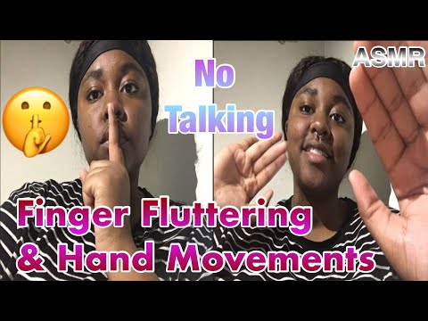 ASMR 3 min Finger Fluttering & Hand Movements 👋 (NO TALKING 🤫) #asmr