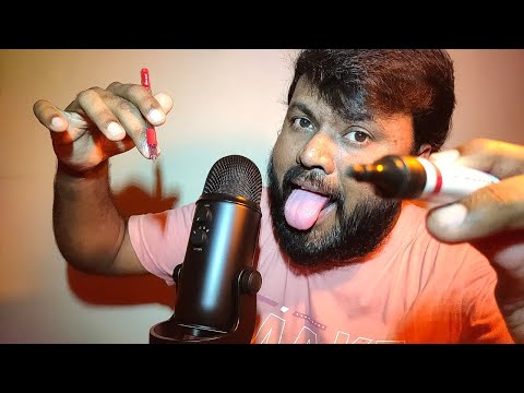 ASMR Drawing On Your Face Mouth Sounds