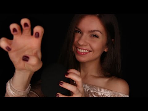 ASMR • SUPER SLOW Mic Scratching & Breathy Whispers
