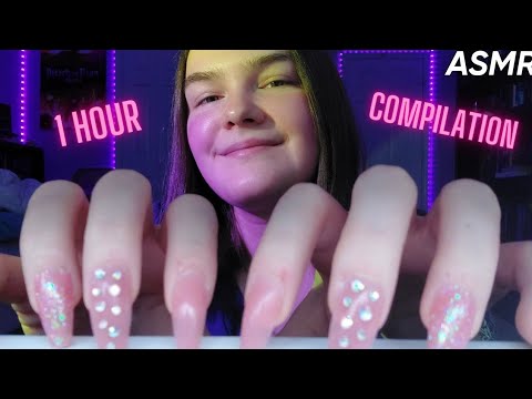 💥FAST AND AGGRESSIVE TAPPING 1 HOUR COMPILATION 💥 ASMR