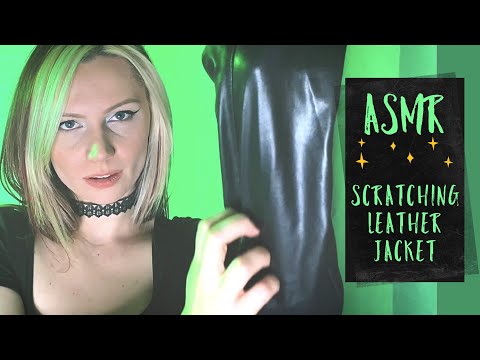 ASMR- Scratching Leather Jacket